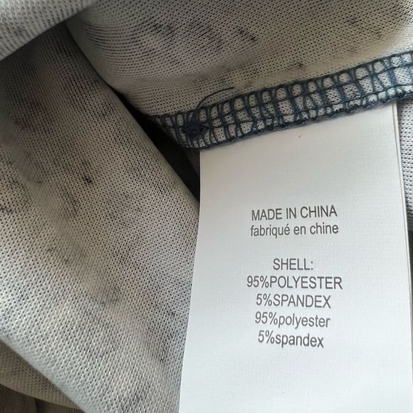 NWT STEVE MADDEN printed white and blue summer spring top, tunic, Small - Picture 8 of 9